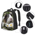 thumbnail image 2 of Balery Daisy Guinea Pig Mochila para hombre y mujer - Tela Oxford 600D resistente - Gran capacidad, resistente al agua, ideal para la escuela, viajes y senderismo, 2 of 6