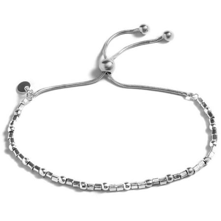 PORI Jewelers Sterling Silver Box Adjustable Bracelet