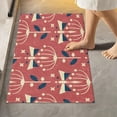 thumbnail image 2 of Luxury Bathroom Rug Set 2 PCS, Dragonfly on Flower Design Vintage Soft Absorbent Bath Rug and U-Shaped Toilet Rug, Non-Slip Bath Carpet Bath Mats for Bathroom, 17.3"x13.4"+23.6"x15.7", 2 of 4