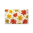 thumbnail image 2 of Tyidzon Fall Bathroom Rug, Soft Absorbent Maple Leaf Bath Mat, Thanksgiving Floor Mat with Non-Slip Rubber Backing 23.6 x 15.8 in, 2 of 6