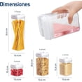thumbnail image 4 of Juego de 7 Recipientes Hermeticos Bluelander Bluelander AIDPAN-2068, 4 of 5