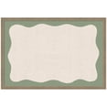 thumbnail image 4 of Kate and Laurel Framed Fabric Pinboard 38 x 26,  Printed Linen Classic Bulletin Board for Use as a Vision Board or Wall Organization, Florence Light Brown Frame, 4 of 8