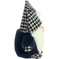 thumbnail image 3 of Aurora - Medium Black Holiday - 10" Vonwiley Gnome Navy - Festive Stuffed Animal, 3 of 6