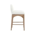 thumbnail image 6 of Meridian Furniture Waldorf Cream Boucle Fabric Stool, 6 of 8