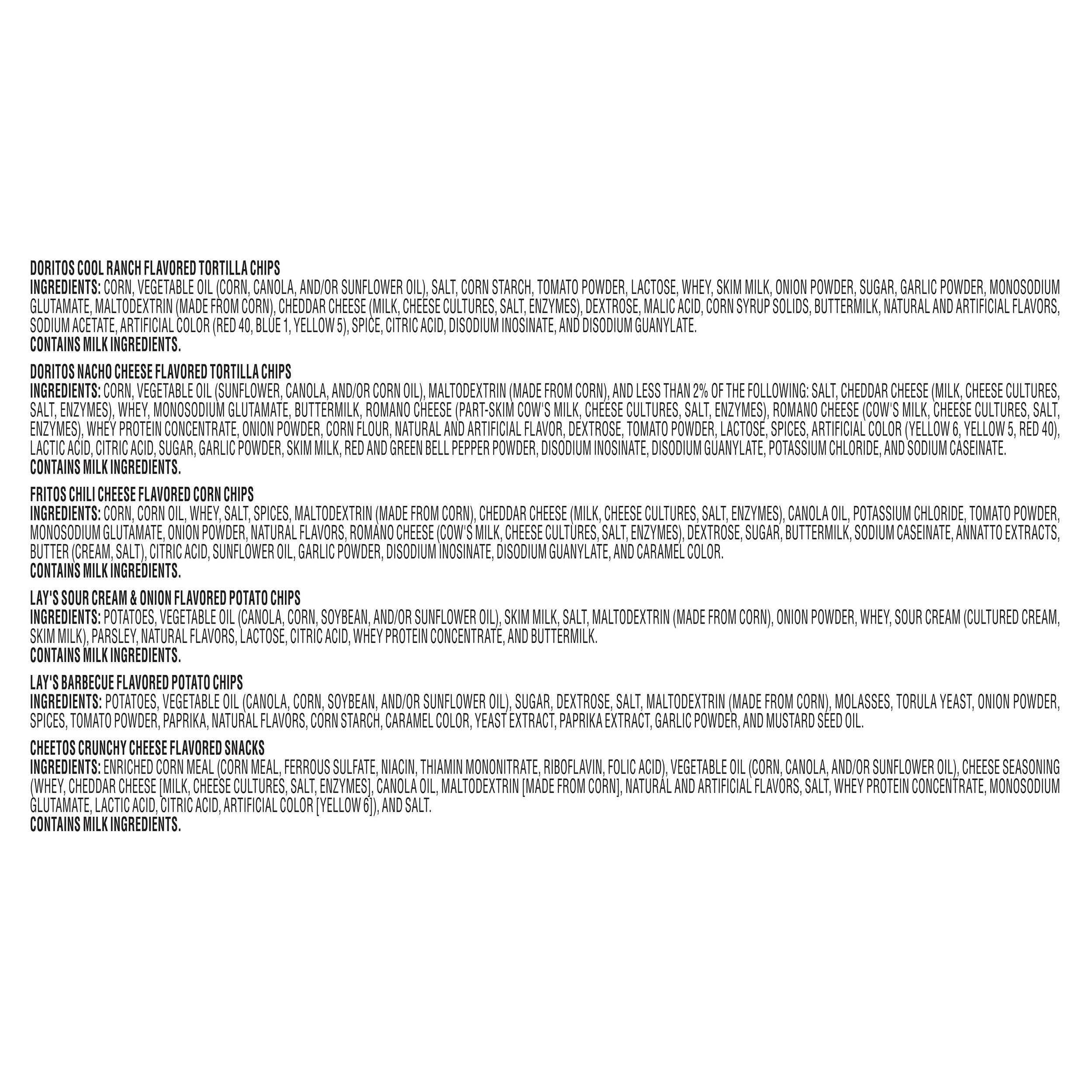 Frito-Lay Snacks Variety Pack Flavor Mix, 18 Count