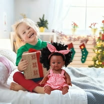 ChicYu Kids Toy House Doll Set Complete Playhouse with Dolls Interactive Pretend Play Toy Suitable for Children to Stimulate Social Skills