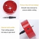 thumbnail image 4 of 2pcs Scie Cloche 100mm Bi Métal Scie Cloche Foret Heavy Duty Scie Cloche avec Arbre de Scie Cloche pour Fer Aluminium, Bois, Cloison Sèche, Tubes, Plastique, Panneaux de Fiber, 4 of 5