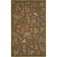 thumbnail image 2 of Martha Stewart Rugs Grove Twig Green Floral Area Rug, 2 of 5