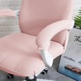 thumbnail image 4 of Water Repellent Office Chair Cover with Armrests,  Fit, Soft Jacquard Fabric, Easy Install, 4 of 6
