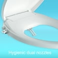 thumbnail image 2 of R&T Non-Electric Bidet Toilet Seat, Dual Nozzles Self-Cleaning, Fit for Elongated Toilets V8902, 2 of 10