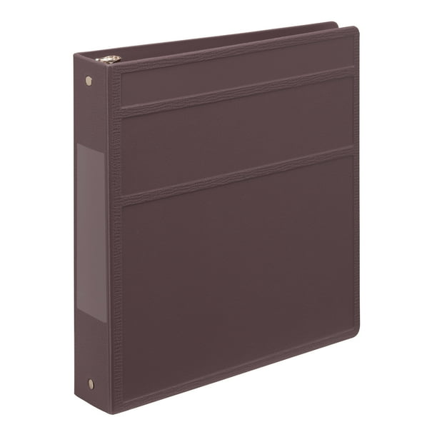Carstens 1.5 Inch Heavy Duty 3Ring Binder Side Opening, Plum