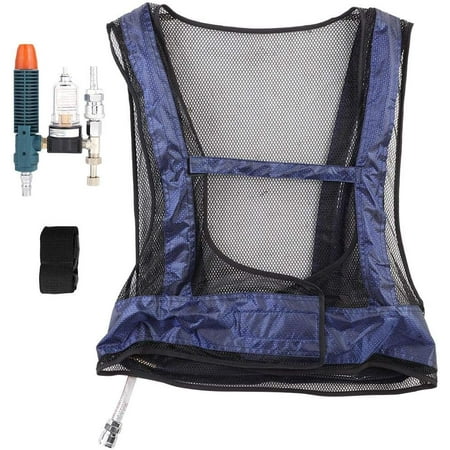 

QAQ-Air Conditioner Waistcoat Welding Steel Air Compressed Cooling Vest Vortex Tube Air Conditioner Waistcoat**