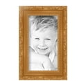 thumbnail image 2 of ArtToFrames 5" x 9" Bright Gold Picture Frame, 5x9 inch Gold Wood Poster Frame (WOM-4928), 2 Pack, 2 of 6