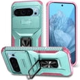 thumbnail image 1 of Funda para GANGXUN Google Pixel 9 - Soporte metálico, Función magnética, Verde, 1 of 5