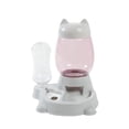 thumbnail image 2 of Xihbxyly Comedero Automático para Mascotas, Dispensador de Comida y Agua de Gran Capacidad, Base Antideslizante, Fácil de Limpiar, Diseño Dividido, Botella de Agua Universal, Ideal para Viajes, 528 M, 2 of 6