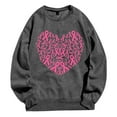 thumbnail image 4 of Fiaer,Womens Tops with Cancer Awareness Print,Crew Neck Sweatshirt Women,Loose Fit Casual Trendy Plus Size Pullover,Long Sleeve Lightweight Warm Hoodless Hoodies Dark Gray M, 4 of 4