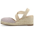thumbnail image 2 of Journee Womens Ashlee Platform Espadrille Wedge Sandals, Widths Available, 2 of 9