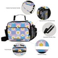 thumbnail image 3 of FORMRS Student Insulated Lunch Bag with Shoulder Strap Reusable Cooler Box for School, Playful Daisy, 3 of 9