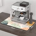 thumbnail image 4 of Boho Theme Coffee Bar Mat 12x19 Inch Cute Coffee Bar Mats for Espresso Machine Station Hide Stain Rubber Backed Absorbent Drying Pad for Kitchen Counter Tropical Design, 4 of 6