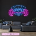 thumbnail image 3 of Handmadetneonsign Pug and Dumbbell Neon Sign,Animal Neon Sign,Led Neon Sign,Cute Neon Sign, 3 of 5