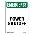 thumbnail image 1 of SignMission OS-EM-A-1218-V-10463 Panneau de Secours OSHA 12 x 18 Po - Coupure de Courant, 1 of 1