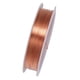 thumbnail image 1 of Alambre de cobre resistente a la decoloración, 0.8mm de diámetro, 2.5 metros de largo, ideal para proyectos de joyería DIY, decoración del hogar y manualidades creativas., 1 of 6