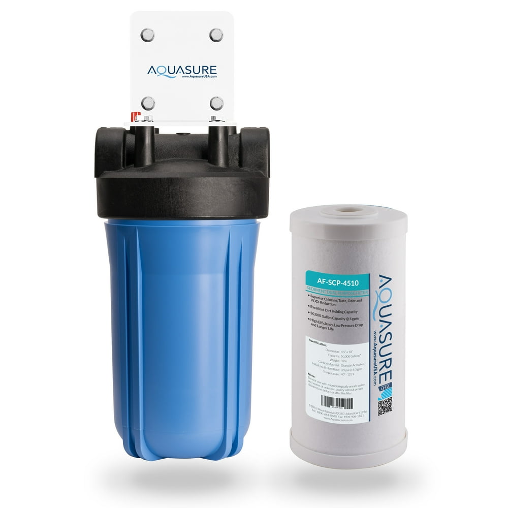 Aquasure Fortitude High Flow Whole House Water Filter with 25 Micron