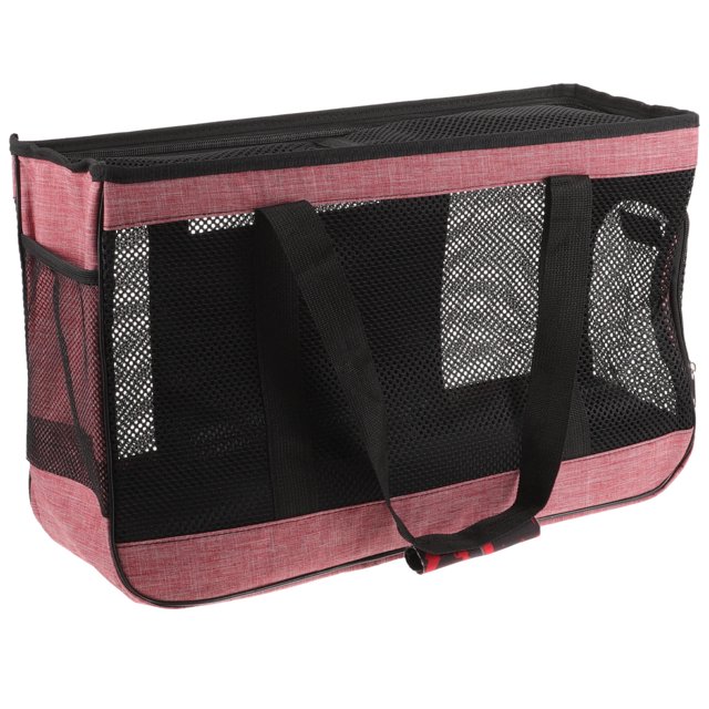 WHAMVOX Breathable Mesh Cat Carrier Portable Outdoor Pet Bag Foldable Travel Pouch