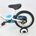thumbnail image 4 of Kids' Bicycle Stability Training Wheels - Universal Fit for 12/14/16 Inch Children's Bikes, Side-Mounted Balance Support with Safety Anti-Swerve Protection, Easy-Install Sporty Outdoor Bike Accessory, 4 of 5