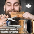 thumbnail image 3 of Complete Men's Beard Kit Men's Beard Care Kit with Beard Roller Contains Beard Shampoo, Beard Oil, Beard Creams, Beard Comb, Beard Brush, Beard Scissors, Razor, Beard Blades, 3 of 5