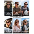 thumbnail image 4 of Polarized Fit Over Sunglasses for Men Women, UV400 Over Glasses Sunglasses, Lightweight 24g TR90 Oversize Fitover for Driving Fishing, 4 of 5