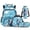 Astronaut Blue Space, variant on Yspwyqan Baseball Batter Splash 4Pcs Backpack Set with Lunch Box Pencil Case Water Bottle, 17 Inch Multi-Pocket Lightweight Boys Backpack Set for Elementary Middle School