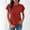 Red, variant on Women Cotton Linen Tops Womens Comfortable Tshirt Beach Vacation Tshirts Cute Basic Tops For Women Trending Womens Clothes Basic Tees For Women Womens T Shirts Loose Fit
