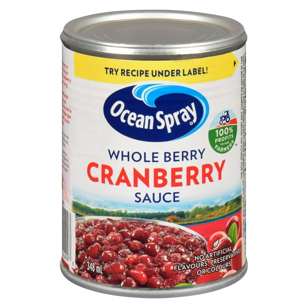 Sauce aux canneberges de fruits entiers d’Ocean Spray 348 ml