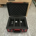 thumbnail image 4 of EVORETRO 3-Row Red Aluminum Card Case – Holds 90 PSA & BGS Slabs, Secure Durable Storage Box for Sports, TCG Cards, 4 of 5
