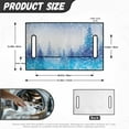 thumbnail image 7 of Yuyamidu Xmas Tree Golf Cart Seat Covers, Christmas Club Car Cushion Covers with 4 Front Pockets Blue Snowflake Golf Cart Seat Towel Blanket, 7 of 7