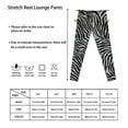 thumbnail image 6 of COEQINE Zebra Stripes Grey Stretchy Girls Athletic Legging Kids Dance Workout Running Soft Comfort Yoga Pants for 4-5 Years Kids Girls, 6 of 7