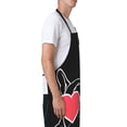 thumbnail image 5 of Cauagu Animal Bulldog French Aprons with Pockets,Waterproof Apron for Women,Kitchen Cooking Apron Adjustable Bib Aprons Chef Apron for Cooking,Drawing,Crafting, 5 of 8