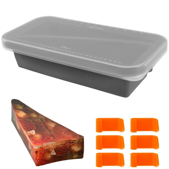 Lieonvis Silicone Freezer Tray With Lid-Soup Freezer Container molds-Extra Large Ice Cube Tray,for freezing soup,stews,sauces.Oven&Dishwasher-Safe