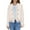 White, variant on Elegant Casual Jacket With Fringe Trim Short Coat Featuring Decorative Metal Buttons For Everyday Spring Autumn Outerwear Women’s Style Women's Bomber Jacket Casual Coat
