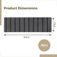 thumbnail image 5 of 4 Pcs Non-Slip Rubber RV Step Mat, 23.8 x 7.5 in Stair Treads, Self Adhesive Camper Step Covers, Gray Rubber Anti-Slip Stair Treads RV Step Carpet Rug for Trailers, Camper, RV, 5 of 6