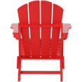 thumbnail image 2 of Paradise 4-Piece Set Classic Folding Adirondack Chair with Footrest Ottoman, 2 of 8