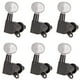 thumbnail image 2 of Juego de 6 Clavijas de Afinación Shamjiam Cerradas para Guitarra Acústica/Eléctrica Perillas Blancas Perladas, 2 of 9