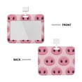 thumbnail image 2 of Bingfone Pig Nose Card Badge Holder,For Girls Girly Women 4 X 3 Inch Nurses School Identity Cruise Travel Name Tags Cover Protector Case, 2 of 7