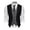 Black, variant on COOFANDY Men's Layered Suit Vest Business Dress Vests Formal Wedding Waistcoat Slim Fit