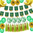 thumbnail image 4 of Ramadán Mubarak 12 '' de látex Eid Mubarak telón de fondo para decoración festiva de de Ramadán de acce Verde yotijar globos eid mubarak, 4 of 4