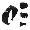 thumbnail image 3 of Unique Bargains 1 Pc Faux Pearls Tie Headbands for Women Black, 3 of 6