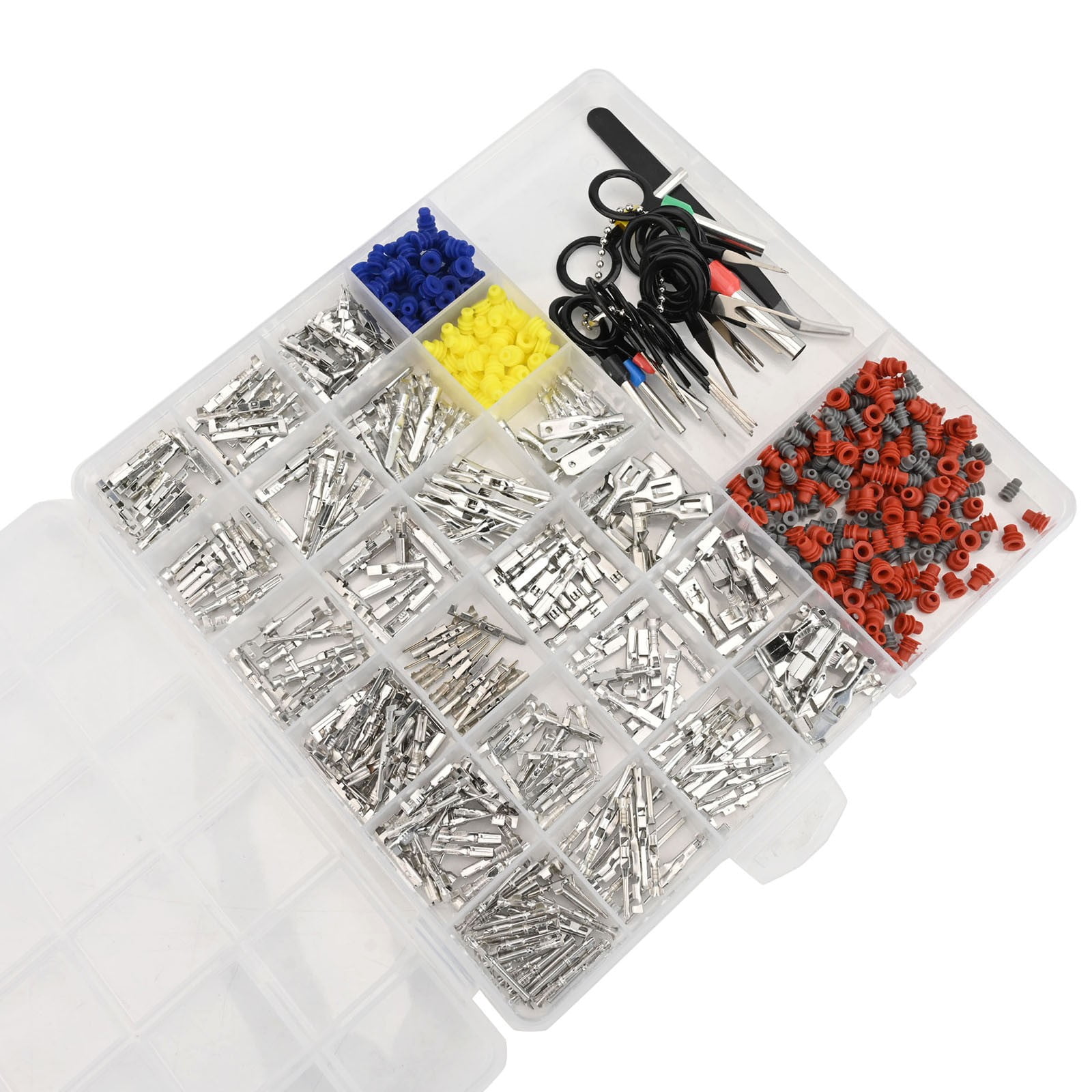 660Pc Pin Connector Car Electrical Wire Terminal 1/1.5/1.8/2.2/2.8/3.5/4.8/6.3