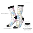thumbnail image 4 of Sigee Cartoon Bunny for Contrast Design Soft Moisture-Wicking Socks Crew Casual Athletic Stretchy Loose Middle Tube Socks, 4 of 6