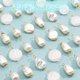 thumbnail image 3 of 80 conectores para colgantes de perlas, 8 estilos de eslabones irregulares para cuentas de perlas, colgantes de perlas de plástico blanco, eslabones acrílicos para perlas con pasadores dorados., 3 of 6